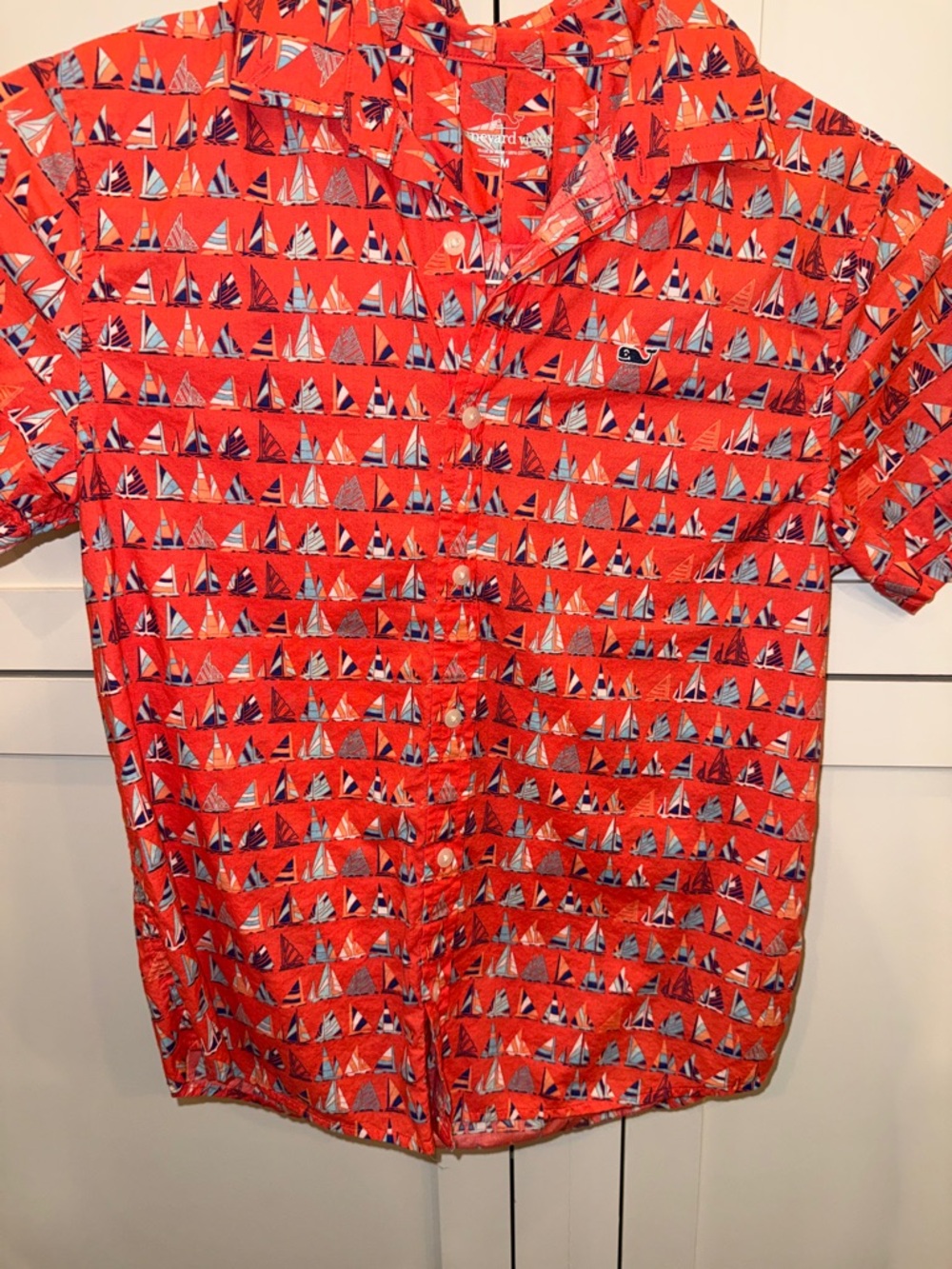 Boys vineyard vine Sailboat Print Button-Up Shirt
